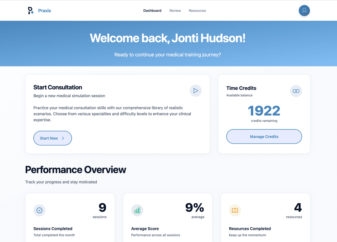 Praxis Platform Interface